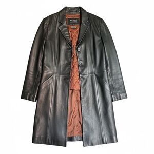 Vintage Wilsons Leather Pelle Studio Black Thinsulate Car Coat - Buttery Soft!